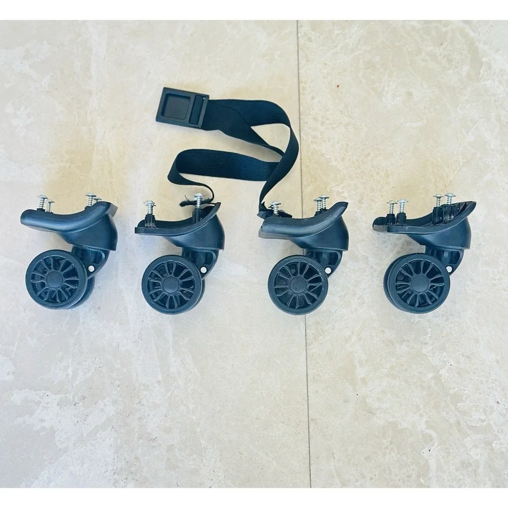 OEM‎ Wheels Delsey Storm Plus Spinner Set of 4 Double Wheels From Large Suitcase